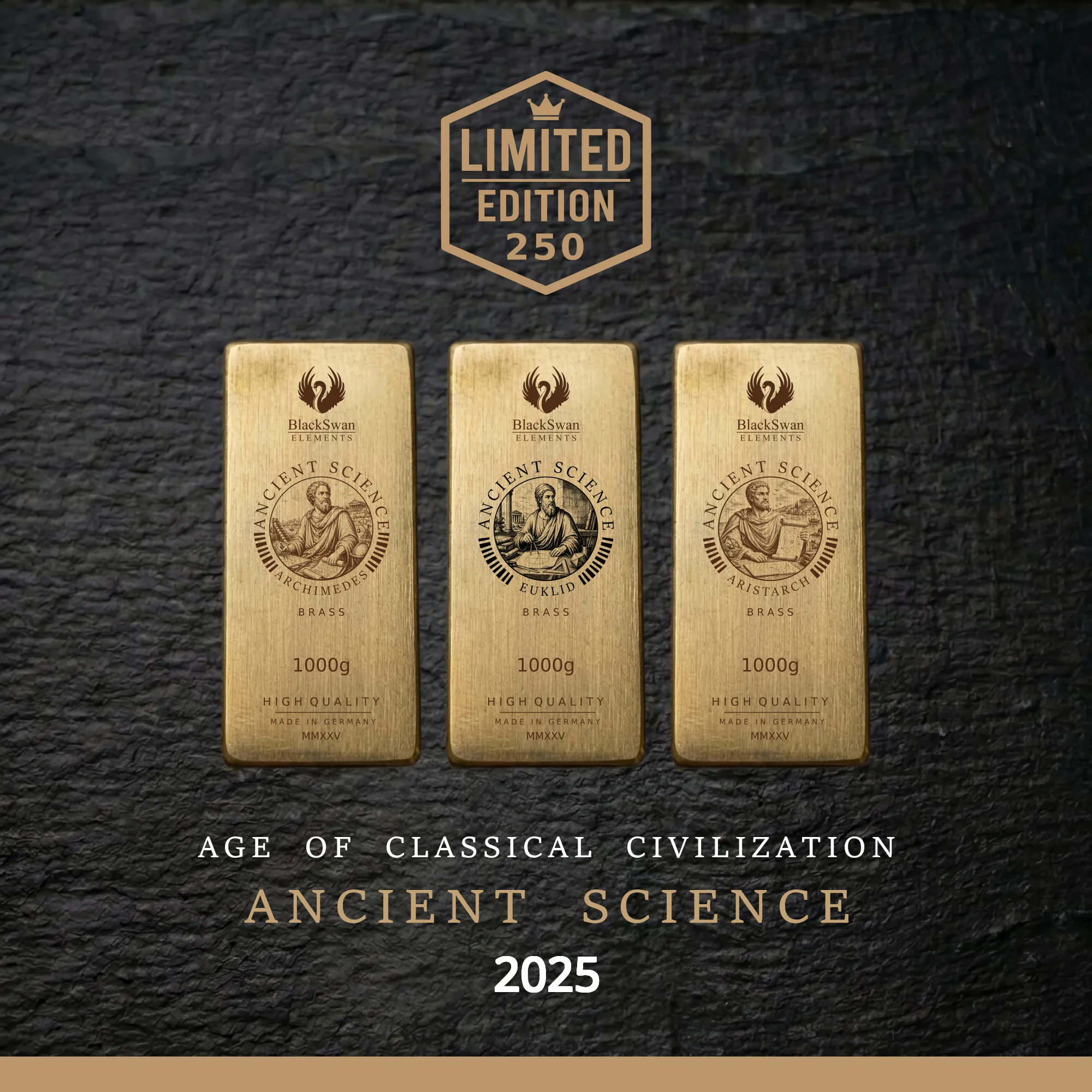 ANCIENT SCIENCE (2025) - Limited Edition - 6  x 1000g Messingbarren