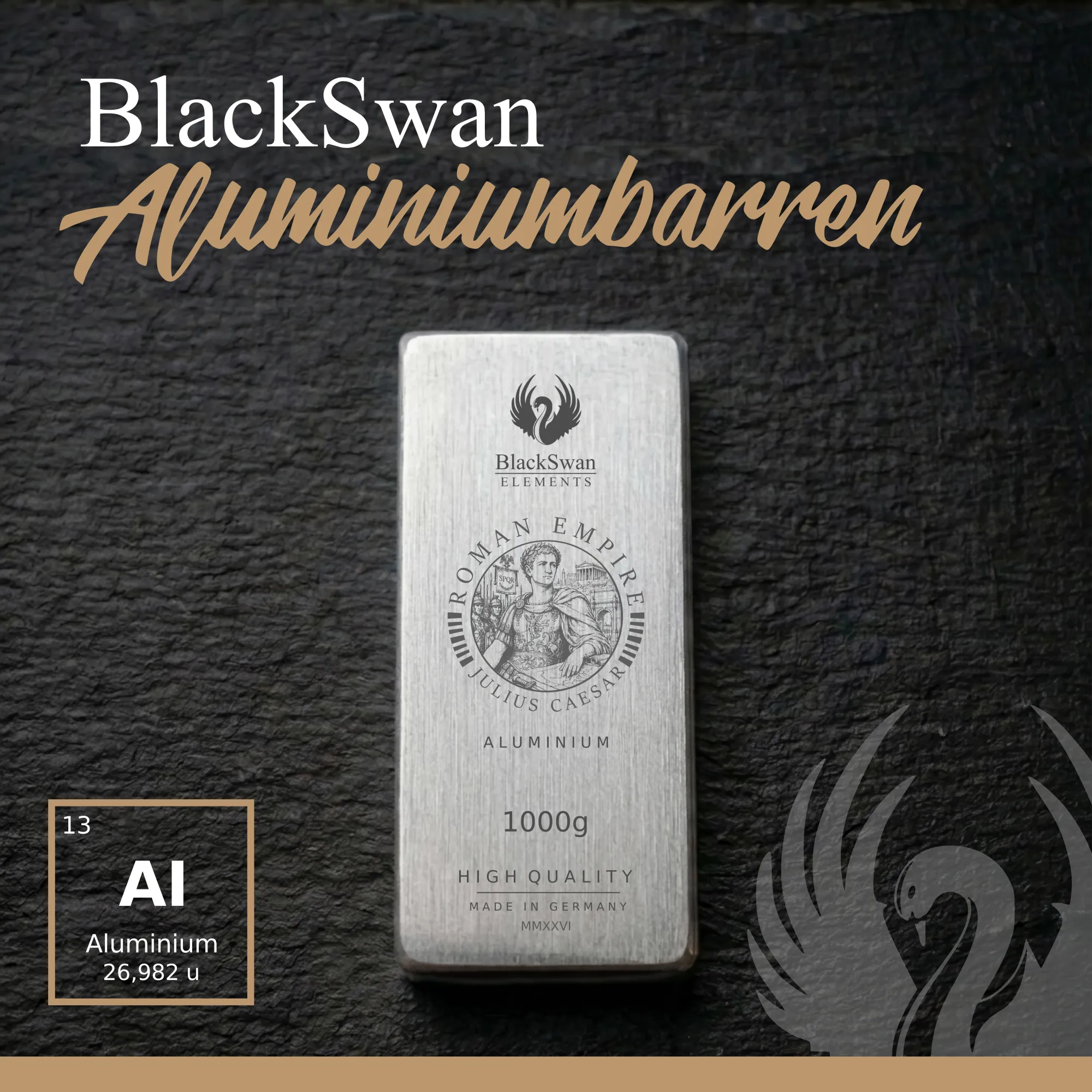 ROMAN EMPIRE (2026) - Limited Edition - 6  x 1000g Aluminiumbarren