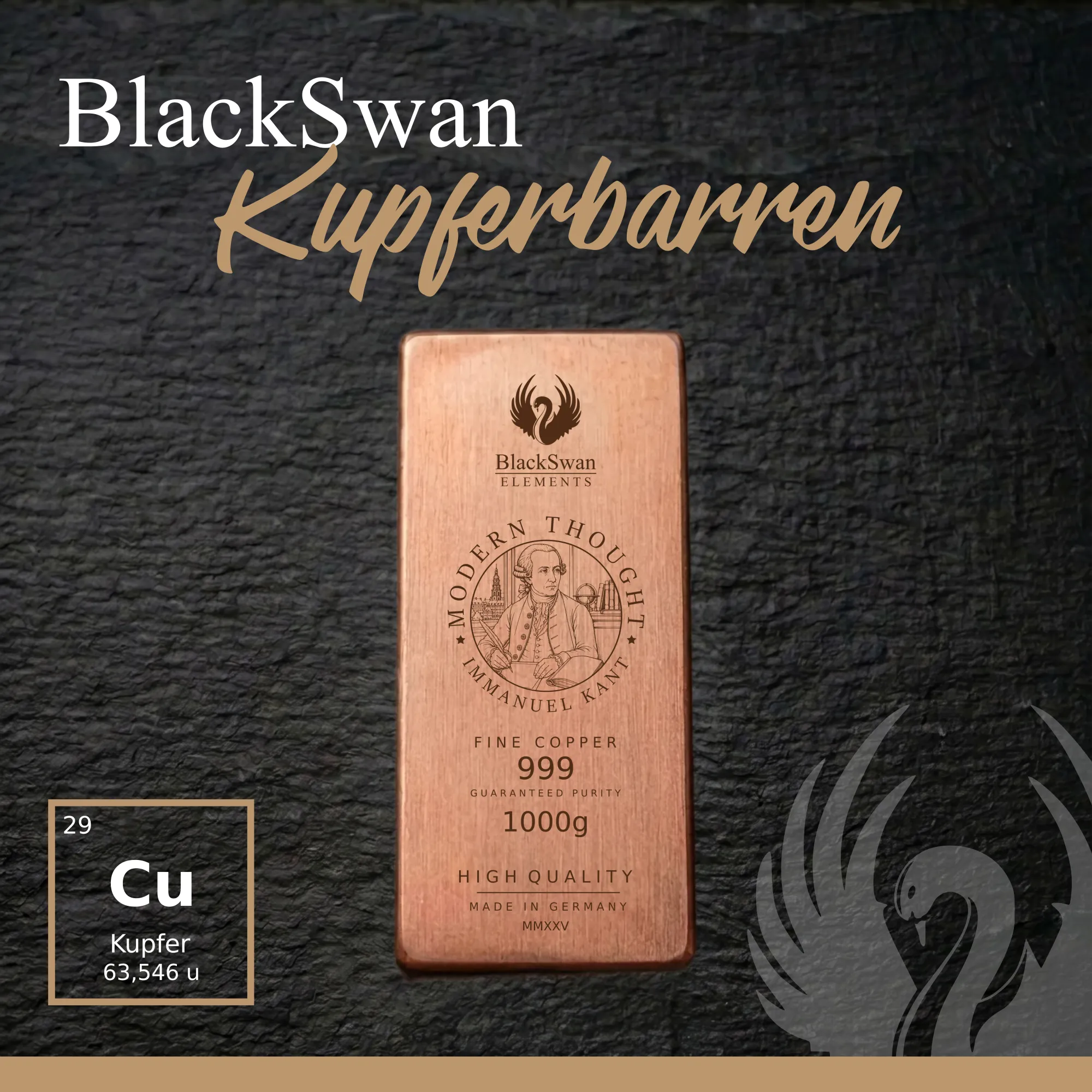 MODERN THOUGHT (2025) - Limited Edition - 6  x 1000g Kupferbarren