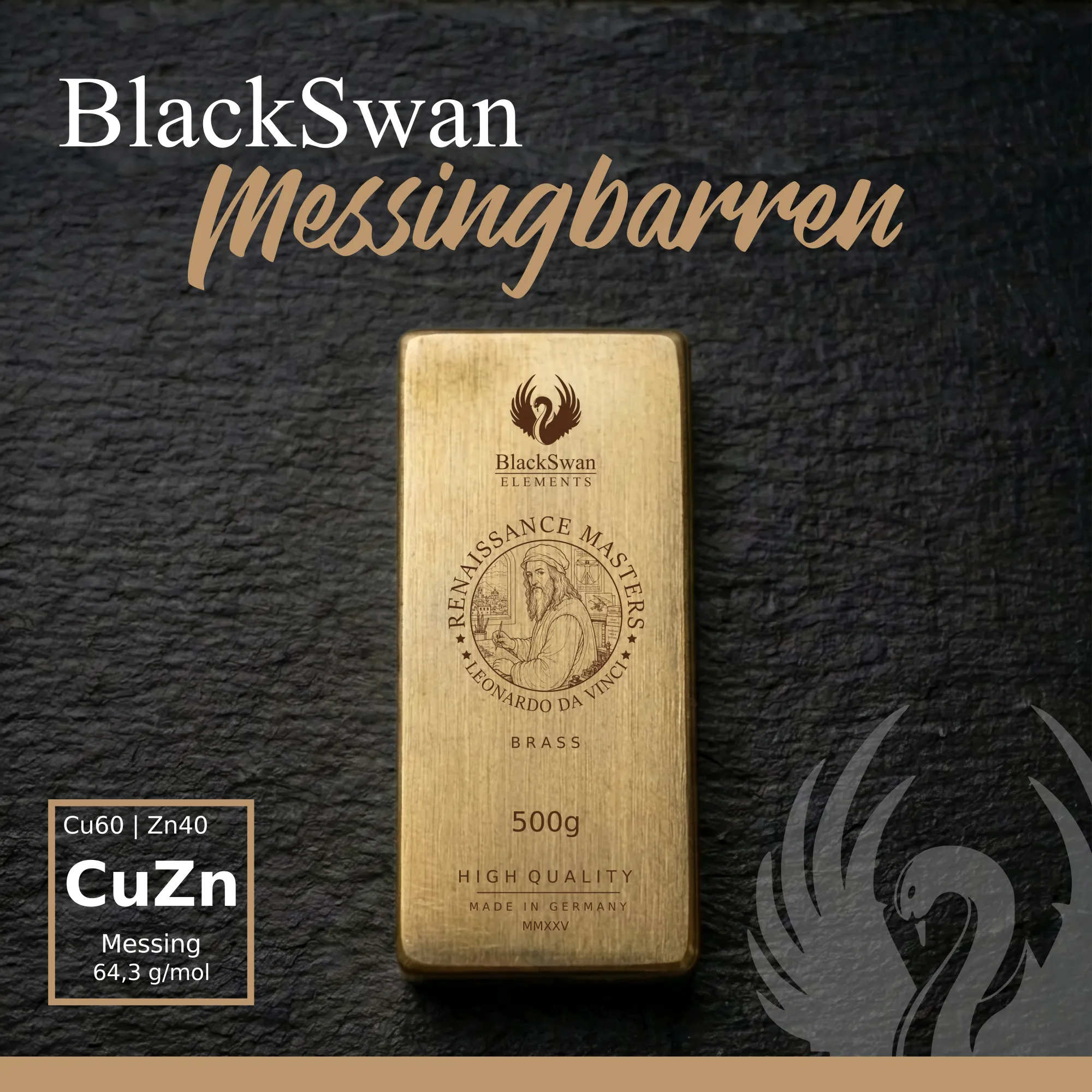 RENAISSANCE MASTERS (2025) - Limited Edition - 6  x 500g Messingbarren
