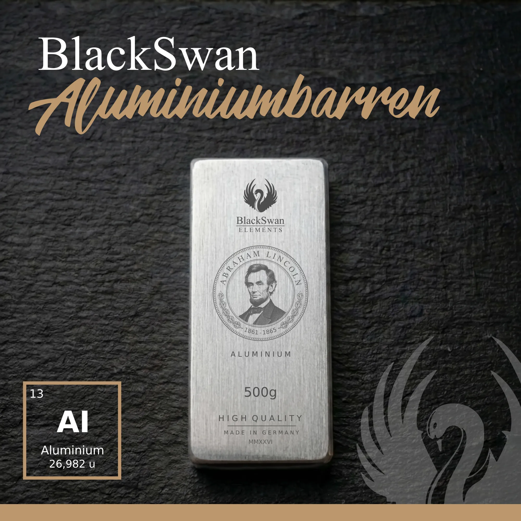 LEADERS OF A NATION IV (2026) - Limited Edition - 5  x 500g Aluminiumbarren