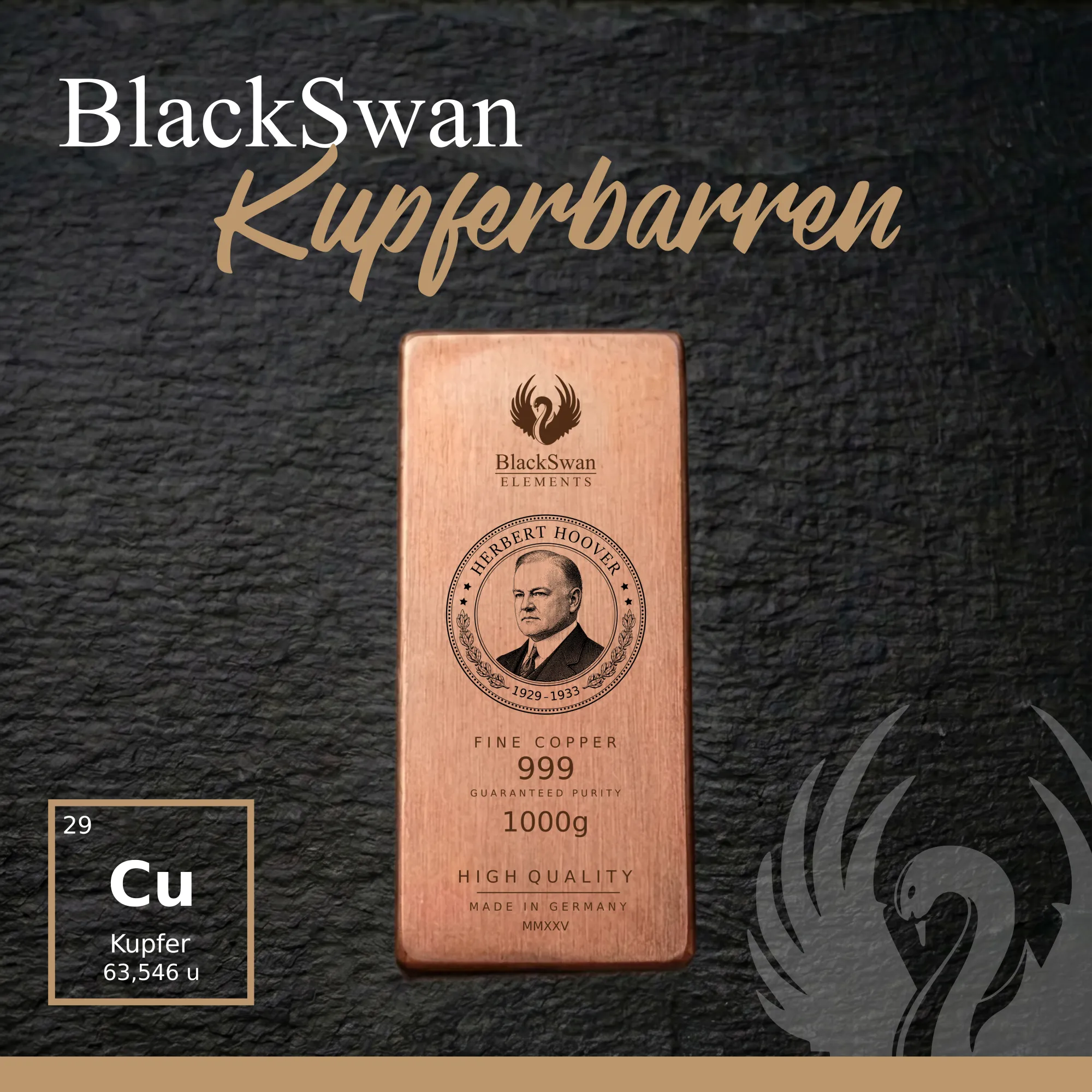 LEADERS OF A NATION VII (2025) - Limited Edition - 5  x 1000g Kupferbarren