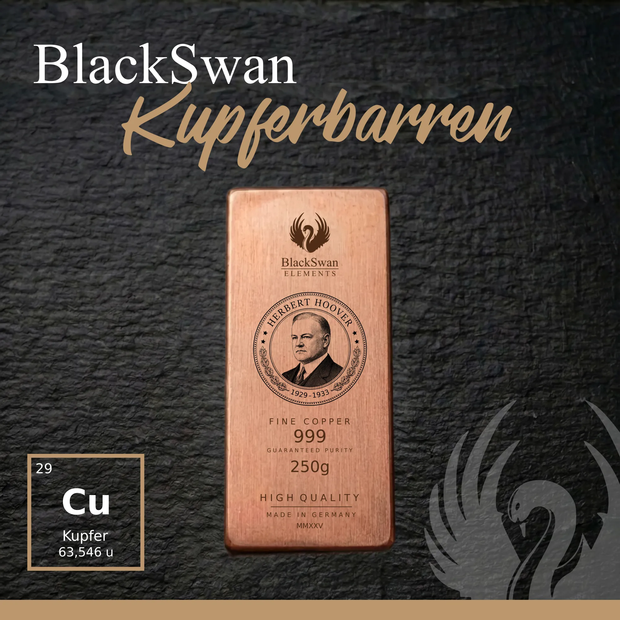 LEADERS OF A NATION VII (2025) - Limited Edition - 5  x 250g Kupferbarren