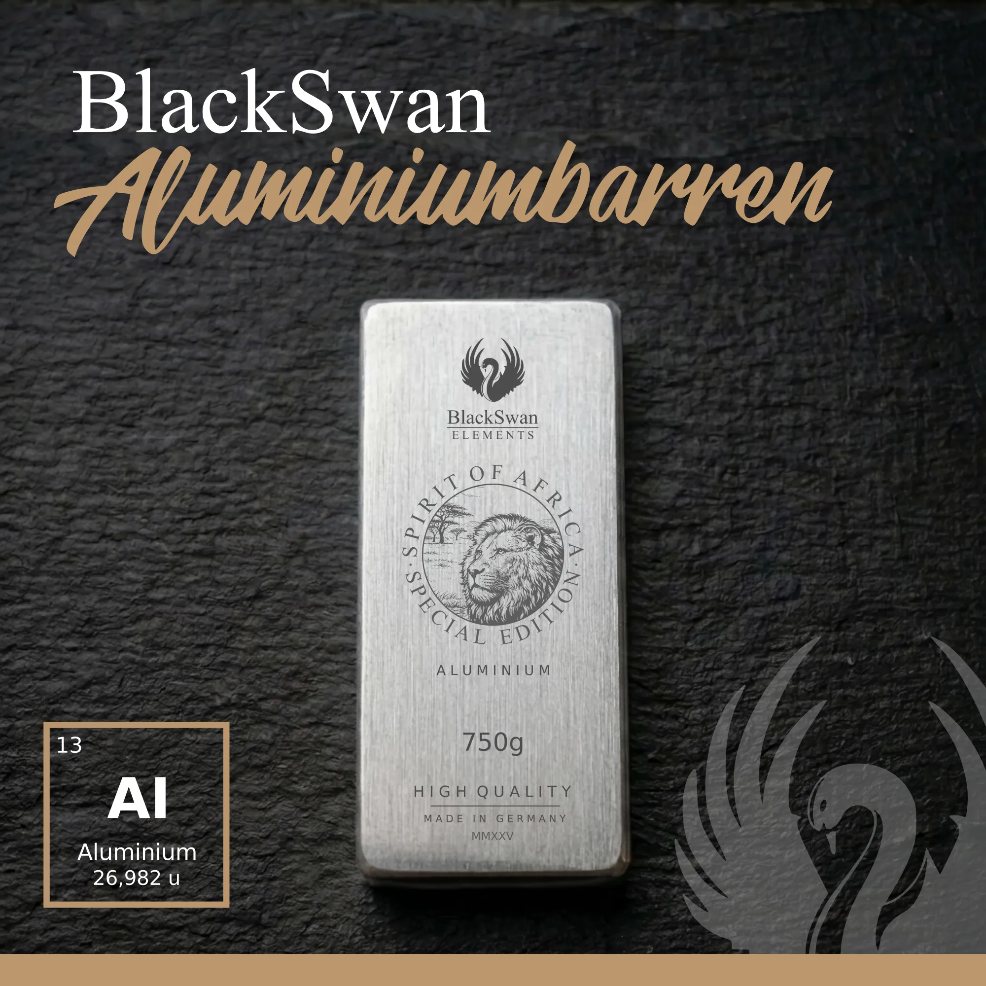 SPIRIT OF AFRICA (2025) - Limited Edition - 5  x 750g Aluminiumbarren